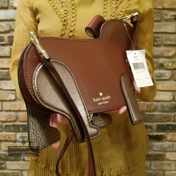 Kate spade FLORAL pup Crossbody DOG novelty NWT - Picture 5 of 6